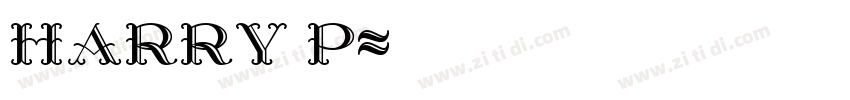 Harry P字体转换